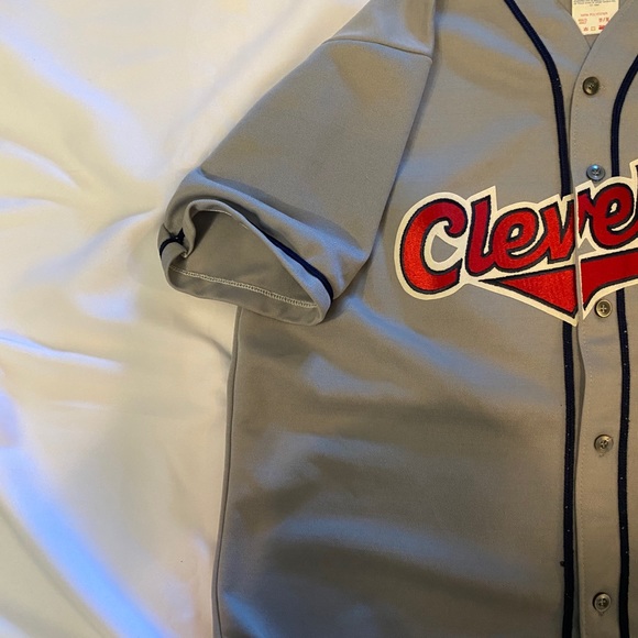 Vintage MLB CCM Cleveland Indians Jersey Med - Picture 6 of 9
